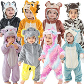 Cute Monkey Lion Animal Cartoon Romper Baby Clothing Long Sleeve Boys Girls-TB00748-Veeddydropshipping